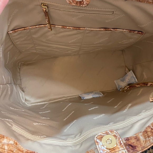 Brahmin Brooke Tote Handbag Toasted Kempsey RARE NWT - Picture 7 of 8